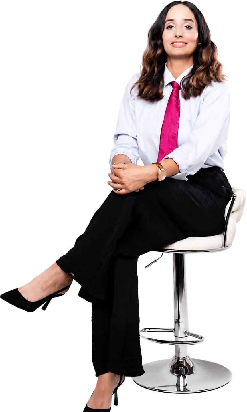 Gurinder Kaur seated